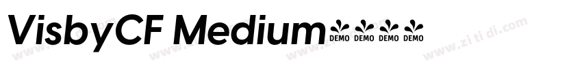 VisbyCF Medium字体转换